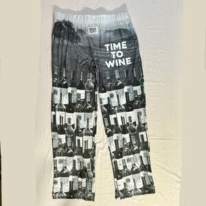 BRIEF INSANITY Unisex Size XXL Time To Wine Lounge Pants NWOT
